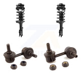 Front Complete Shock Assembly And TOR Link Kit For 2000-2005 Hyundai Accent