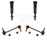 Front Complete Shock Assembly And TQ Link Kit For Ford Fusion Mercury Milan