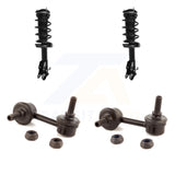 Front Complete Shock Assembly And TQ Link Kit For Honda Civic Acura CSX