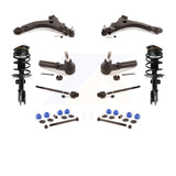 Front Control Arms And Complete Shock Tie Rods Link Sway Bar Kit (10Pc) For