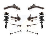 Front Control Arms And Complete Shock Tie Rods Link Sway Bar Kit (10Pc) For