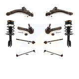 Front Control Arms And Complete Shock Tie Rods Link Sway Bar Kit (10Pc) For