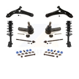 Front Control Arms And Complete Shock Tie Rods Link Sway Bar Kit (10Pc) For