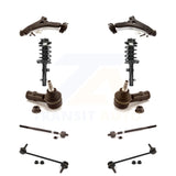 Front Control Arms And Complete Shock Tie Rods Link Sway Bar Kit (10Pc) For