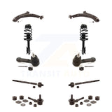 Front Control Arms And Complete Shock Tie Rods Link Sway Bar Kit (10Pc) For