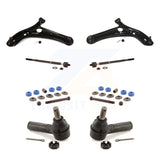 Front Control Arm Ball Joint Assembly Tie Rod End Link Kit (8Pc) For Toyota Echo