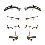 Front Control Arm & Ball Joint Tie Rod End Link Kit (8Pc) For Ford Flex Lincoln