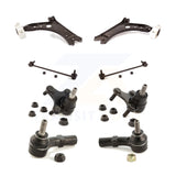 Front Suspension Control Arm Tie Rod End Link Ball Joint Kit (8Pc) For Jetta GTI