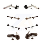 Front Control Arm And Ball Joint Tie Rod End Link Kit (8Pc) For Ford Focus C-Max