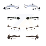 Front Control Arm & Ball Joint Tie Rod End Link Kit (8Pc) For 09-15 Honda Pilot