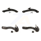 Front Suspension Control Arm Assembly & Tie Rod End Kit For 07-12 Nissan Sentra