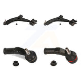 Front Suspension Control Arm Assembly And Tie Rod End Kit For Volvo S40 V50 C70