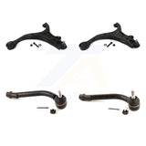 Front Suspension Control Arm Assembly & Tie Rod End Kit For Hyundai Santa Fe Kia