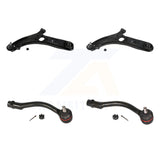 Front Suspension Control Arm Assembly & Tie Rod End Kit For 12-17 Hyundai Accent