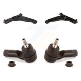 Front Suspension Control Arm Assembly & Tie Rod End Kit For Mitsubishi Outlander