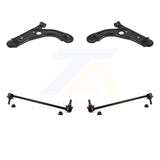 Front Suspension Control Arm And Ball Joint Assembly Sway Link Kit For Fiat 500