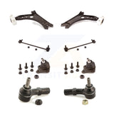 Front Suspension Control Arm Steering Tie Rod End Link Ball Joint Kit (8Pc) For