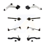 Front Control Arm Ball Joint Tie Rod End Link Kit (8Pc) For Ford Fusion Lincoln