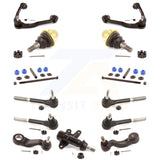 Front Control Arms And Lower Ball Joints Tie Rods Link Sway Bar Kit (13Pc) For