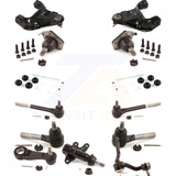 Front Control Arms And Lower Ball Joints Tie Rods Link Sway Bar Kit (13Pc) For