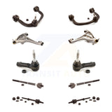 Front Control Arms And Lower Ball Joints Tie Rods Link Sway Bar Kit (10Pc) For