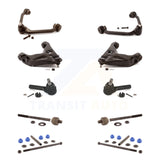 Front Control Arms And Lower Ball Joints Tie Rods Link Sway Bar Kit (10Pc) For