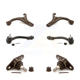 Front Suspension Control Arm Tie Rod End & Ball Joint Kit (6Pc) For Kia Rio Rio5