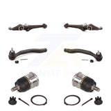 Front Suspension Control Arm Tie Rod End & Ball Joint Kit (6Pc) For Honda Accord