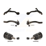 Front Suspension Control Arm Tie Rod End & Ball Joint Kit (6Pc) For Honda Accord