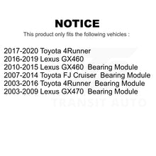 Load image into Gallery viewer, Rear Left Wheel Bearing Assembly 70-512227 For Toyota 4Runner Lexus GX460 FJ