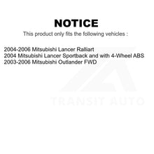 Load image into Gallery viewer, Rear Wheel Bearing Hub Assembly 70-512339 For Mitsubishi Lancer Outlander