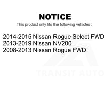 Charger l&#39;image dans la galerie, Rear Wheel Bearing Hub Assembly 70-512398 For Nissan Rogue Select NV200