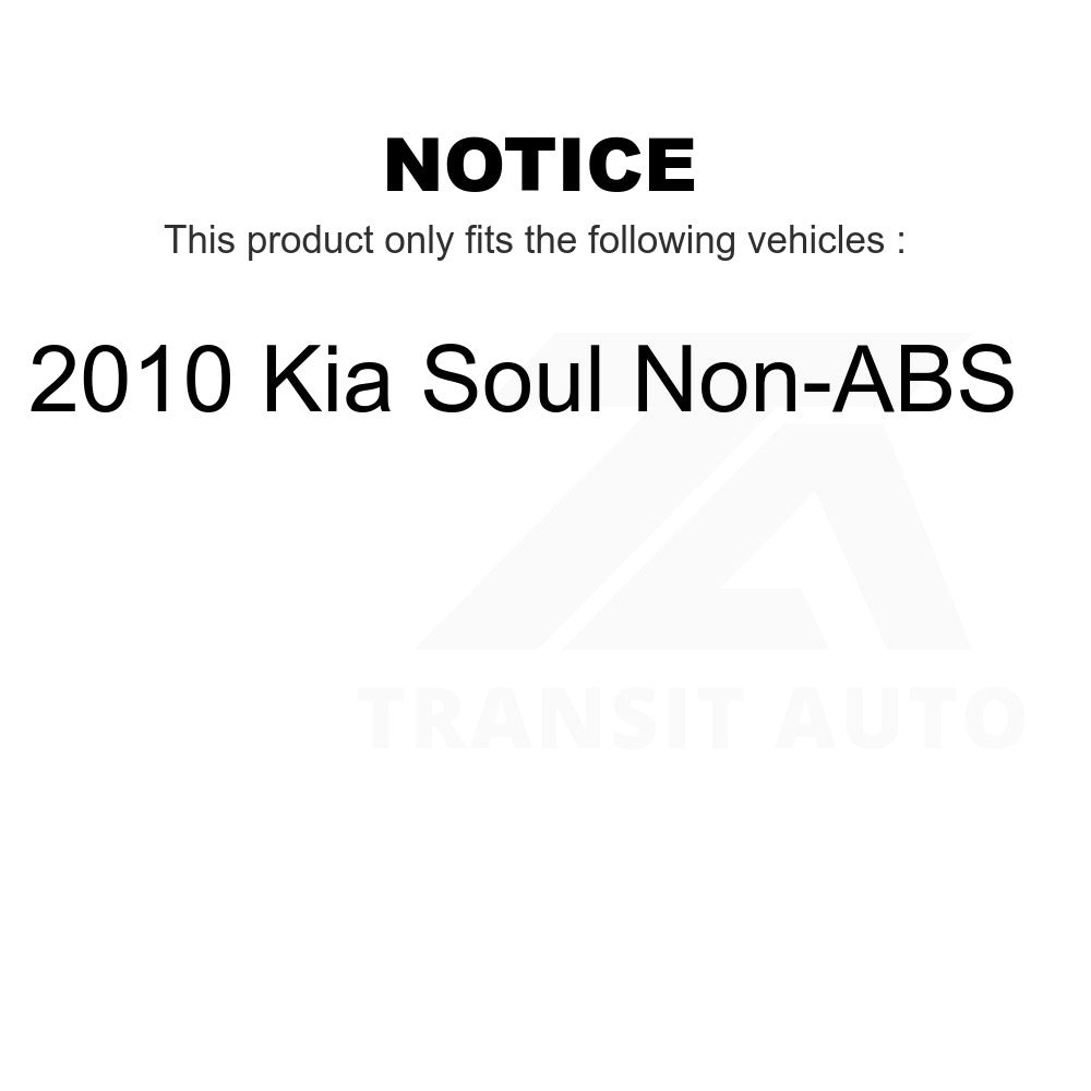 Rear Wheel Bearing Hub Assembly 70-512435 For 2010 Kia Soul Non-ABS