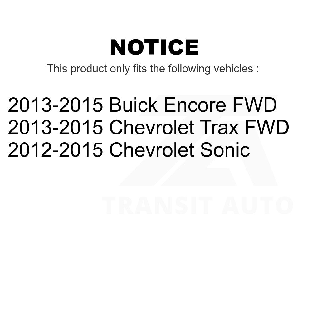 Rear Wheel Bearing Hub Assembly 70-512438 For Chevrolet Sonic Buick Encore Trax