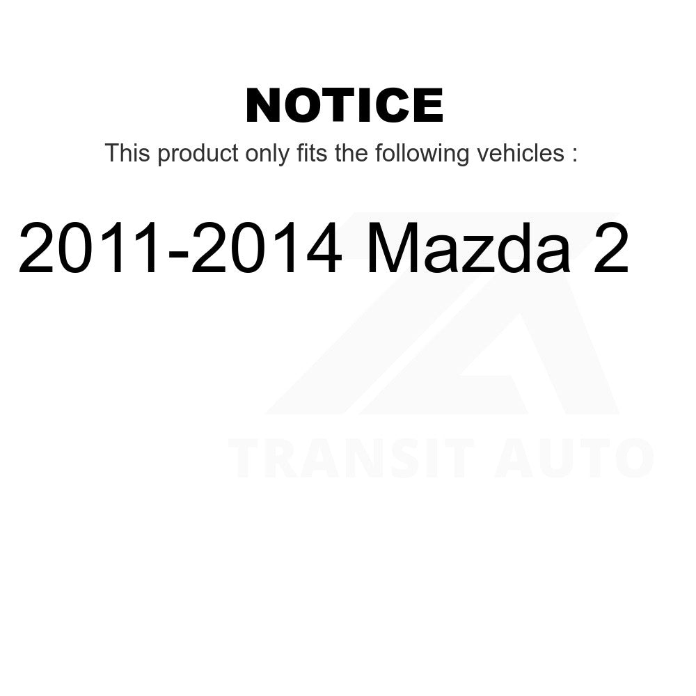 Rear Wheel Bearing Hub Assembly 70-512468 For 2011-2014 Mazda 2 – PartsGo