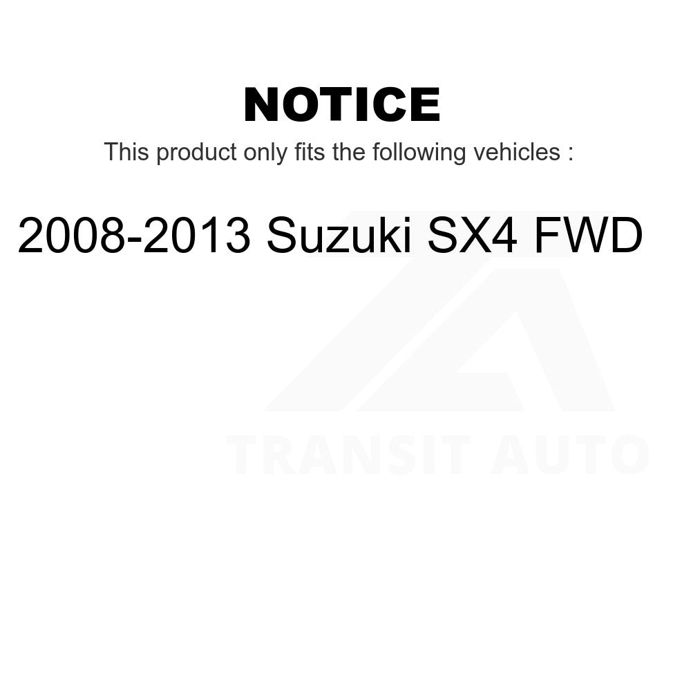 Rear Wheel Bearing Hub Assembly 70-512486 For 2008-2013 Suzuki SX4 FWD