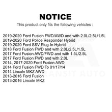 Charger l&#39;image dans la galerie, Wheel Bearing Hub Assembly 70-512498 For Ford Fusion Lincoln MKZ Police Hybrid