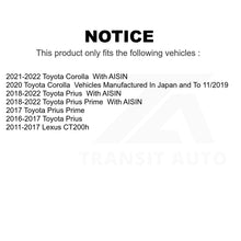 Load image into Gallery viewer, Rear Wheel Bearing Hub Assembly 70-512547 For Toyota Prius Corolla Lexus CT200h