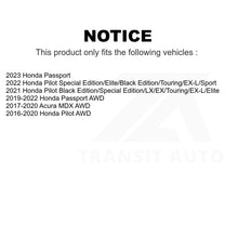 Charger l&#39;image dans la galerie, Rear Wheel Bearing Hub Assembly 70-512629 For Honda Pilot Acura MDX Passport