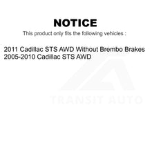 Charger l&#39;image dans la galerie, Front Wheel Bearing Hub Assembly 70-513238 For Cadillac STS AWD