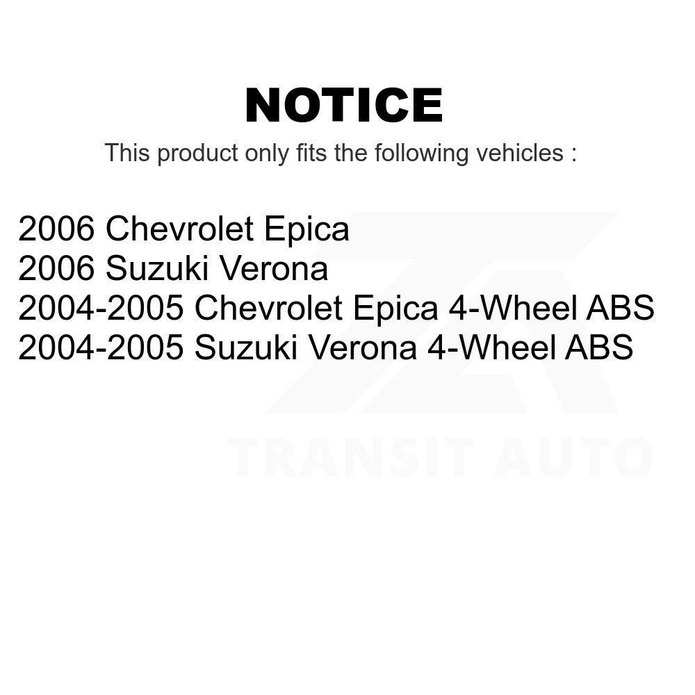 Front Wheel Bearing Hub Assembly 70-513250 For Suzuki Verona Chevrolet Epica