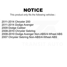 Load image into Gallery viewer, Front Wheel Bearing Hub Assembly 70-513263 For Chrysler Dodge Avenger 200