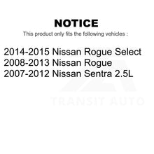 Charger l&#39;image dans la galerie, Front Wheel Bearing Hub Assembly 70-513298 For Nissan Rogue Sentra Select