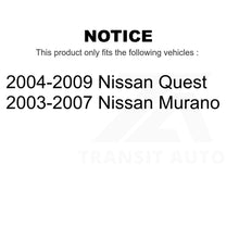 Load image into Gallery viewer, Front Wheel Bearing Hub Assembly 70-513310 For Nissan Murano Quest