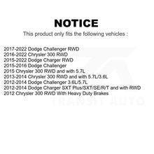 Charger l&#39;image dans la galerie, Wheel Bearing Hub Assembly 70-513325 For Dodge Charger Challenger Chrysler 300