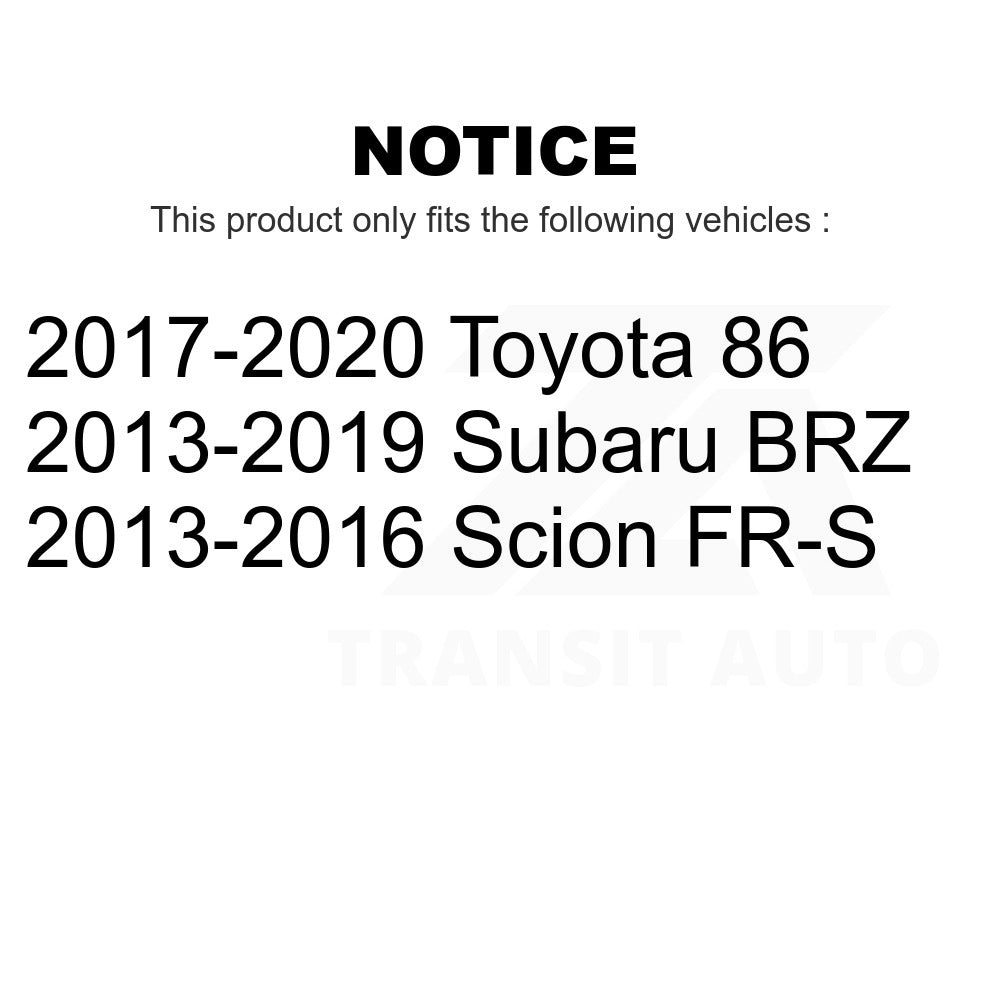 Front Wheel Bearing Hub Assembly 70-513352 For Scion FR-S Subaru BRZ Toyota 86