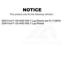 Charger l&#39;image dans la galerie, Front Wheel Bearing Hub Assembly 70-515047 For Ford F-150 4WD