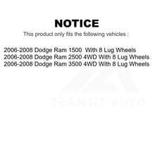 Charger l&#39;image dans la galerie, Front Wheel Bearing Hub Assembly 70-515101 For Dodge Ram 1500 2500 3500