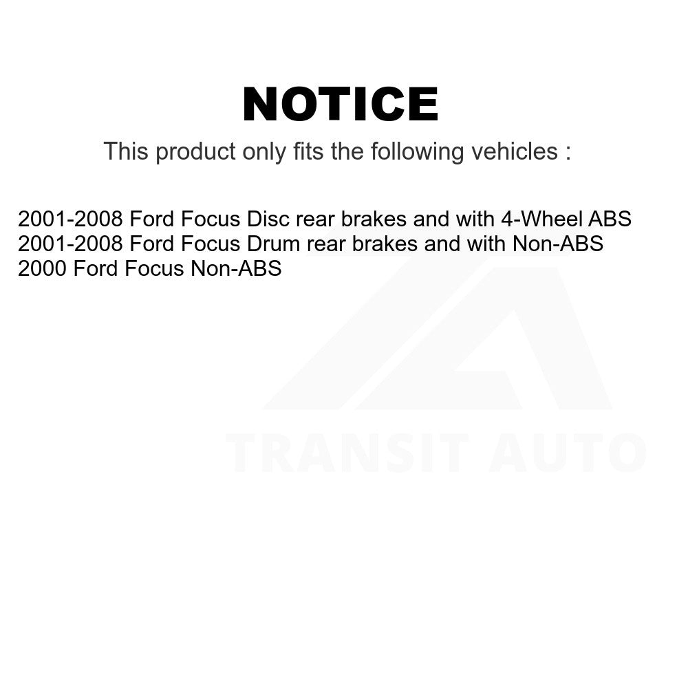 Rear Wheel Bearing Race Set 70-516007 For Ford Focus
