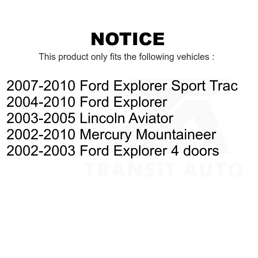 Rear Wheel Bearing Race Set 70-516008 For Ford Explorer Mercury Mountaineer Trac